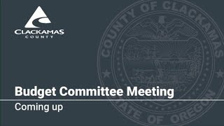 Policy Session: Budget Committee Meeting  April 24, 2024