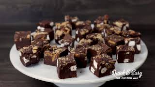 Quick & Easy: Fannie May S’mores Snack Mix Fudge