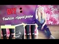 DIY: Модные рваные джинсы ✤✤✤ Fashion ripped jeans ✤✤✤ Gomel