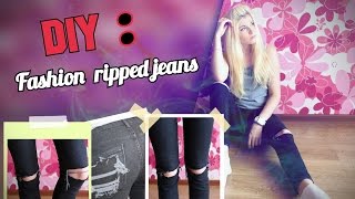 DIY: Модные рваные джинсы ✤✤✤ Fashion ripped jeans ✤✤✤ Gomel(Приятного Вам просмотра))))❤❤❤❤ Я есть в других социальных сетях: https://vk.com/alla4ka_buton http://ask.fm/vesnyshka3 https://vk.c..., 2015-08-31T08:10:59.000Z)