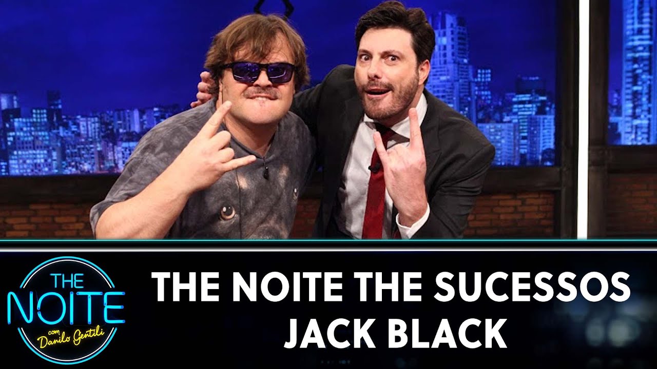 The Noite The Sucessos - Jack Black | The Noite (22/11/24)