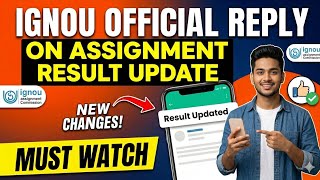 IGNOU  Reply 😱on Assignment Result Update June 2025, Dec 2025 and June 2026 