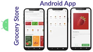 Online Grocery Store App | Android Studio Tutorial screenshot 1