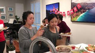 Chinese New Year dinner party 2019