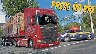 FUI PEGO PELA PRF - SCANIA SUPER 560 NA GRANEL 2 EIXOS - ETS 2 49 MODS BR