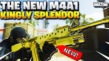 THE NEW "KINGLY SPLENDOR" M4A1 ... OVERPOWERED and AMAZING! (COD WARZONE BEST M4A1 LOADOUT)