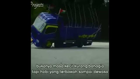 Miniatur truk wahyu abadi oleng parah😮