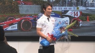 勝ちたい気持ちがモチベーション インディＶ佐藤、喜び語る