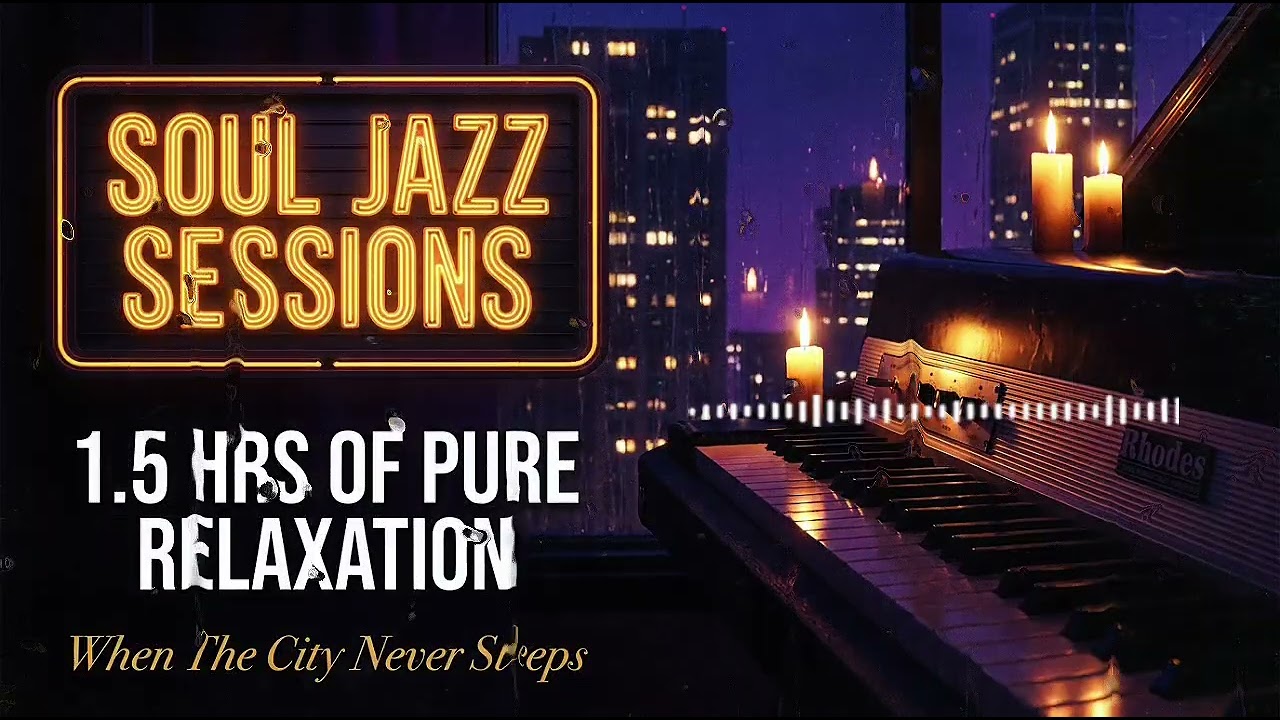 Instrumental Soul Jazz 🎷 1.5 Hour Late Night Mix | Study, Work