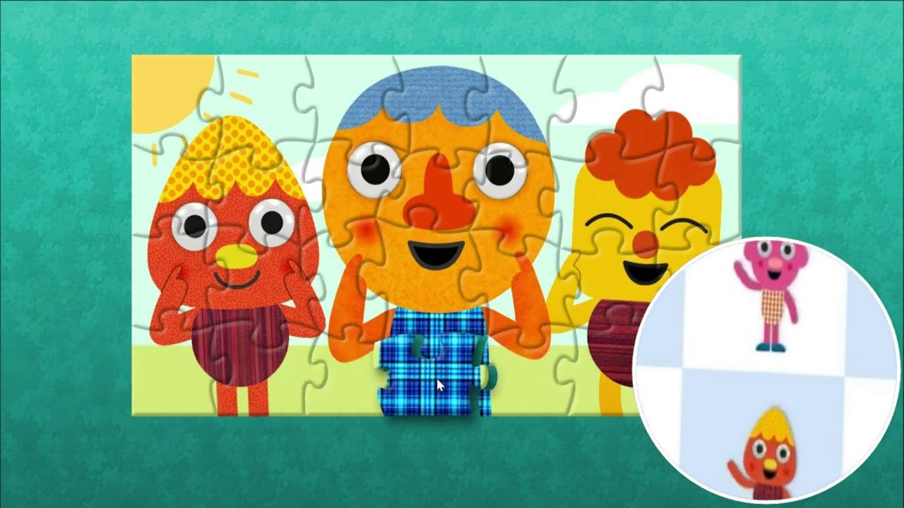 If You're Happy Noodle & Pals Super Simple Songs Puzzle Top - YouTube