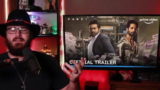 American Reacts to : FARZI (Trailer)