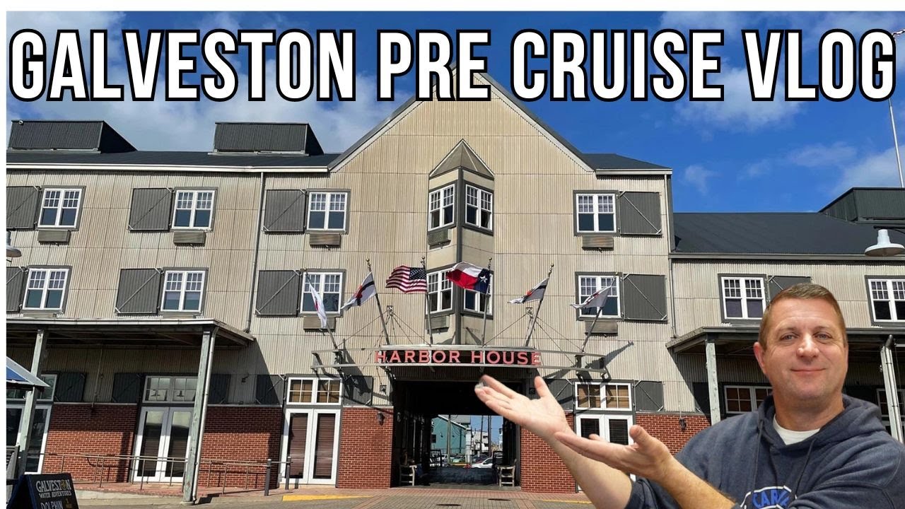 Galveston Pre Cruise VLOG Let's Fly to Galveston for the Carnival