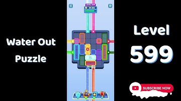 Water Out Puzzle Level 599 Walkthrough 💧 | Step-by-Step Solution | SolutionGuruji