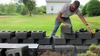 BIG MISTAKE! BUILDING RETAINING WALL BY MYSELF!