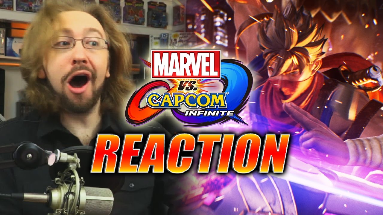 MAX REACTS: Strider Reveal & Story Trailer 1 - Marvel Vs. Capcom ...