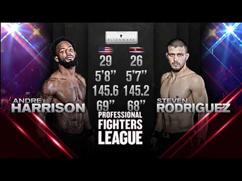 #PFL:Everett: Andre Harrison Vs. Steven Rodriguez Main Event Full FIght