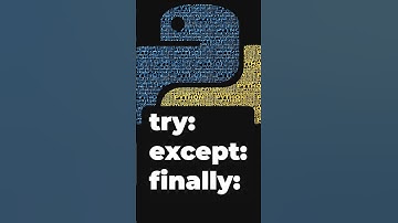 Обработка ошибок и исключений в Pythontry, except, finally. #python