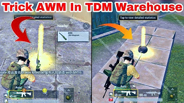 How to Get #AWMinTDM Warehouse Match PUBG mobile | Get level 3 helmet And Armor In TDM Warehouse