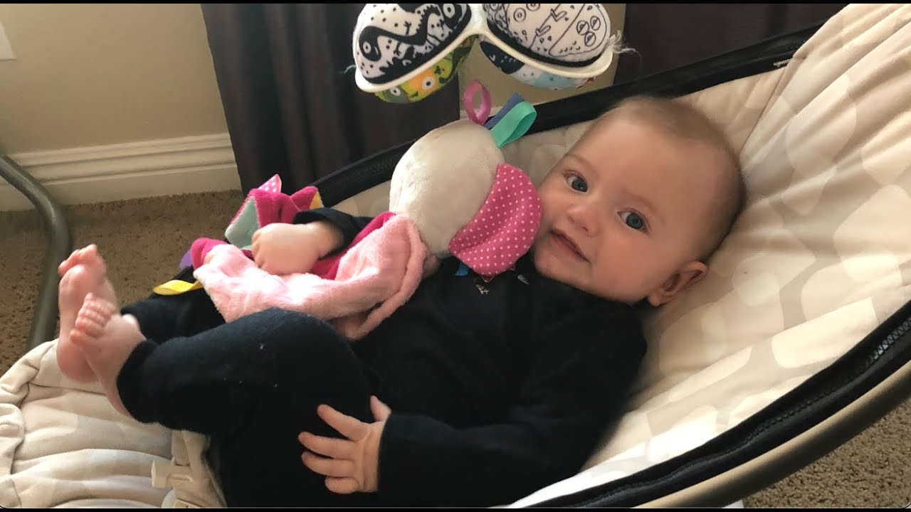 Mom Review of the 4moms MamaRoo Baby Swing YouTube