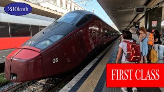 Rome to Venice First Class Executive ITALO AGV Highspeed (280kmh) 99€ Full Review