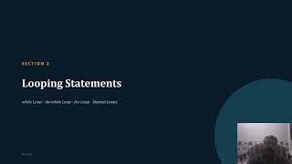 C Programming lecture - Control Statements
