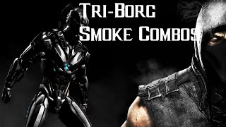 Mortal Kombat X Tri-Borg Combo Tutorial Smoke Variation