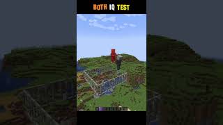 Minecraft IQ Challenge That Broke My Game #minecraft #shorts #challenge