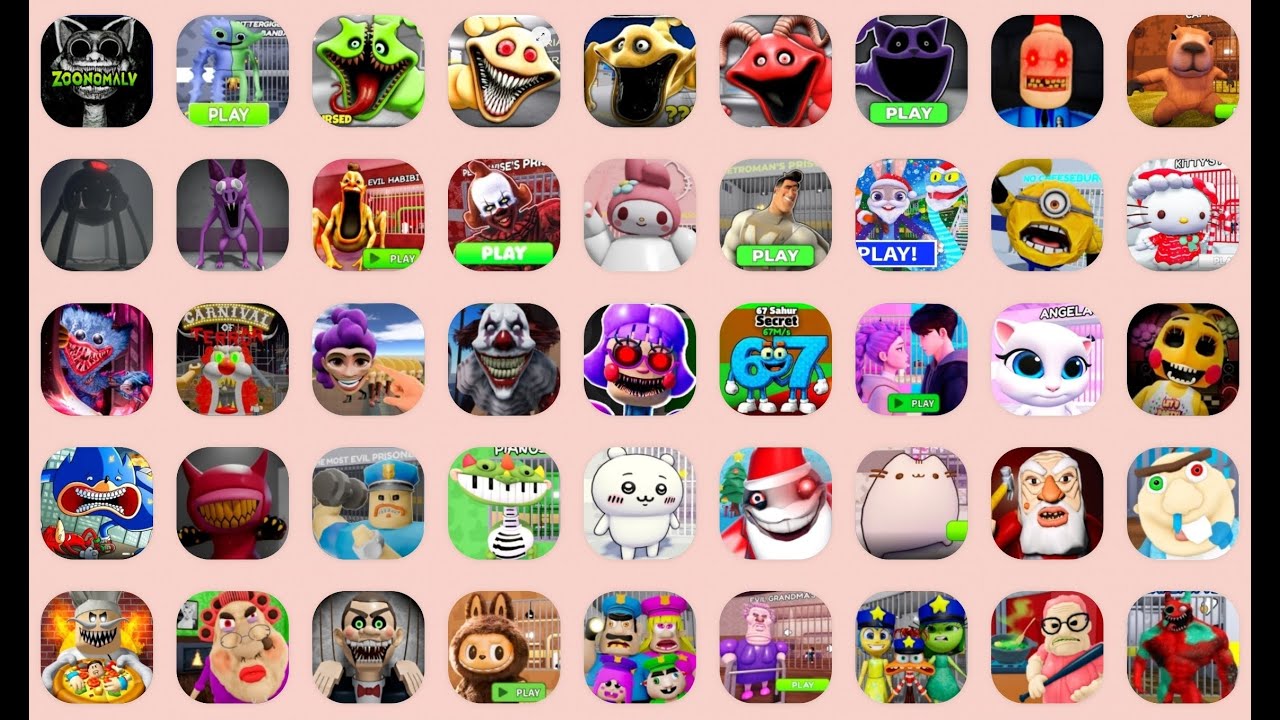 ROBLOX, ZOONOMALY 2 PRISON RUN (SCARY OBBY), EPIC CHOPPER CARNIVAL, HUNGRY WORM PRISON