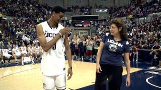 Jeremy Lamb Teaches President Herbst The Lamb Shake