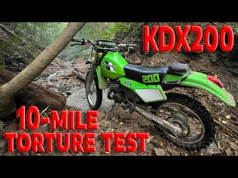 2点まとめて k I find out how the 1983 KDX200 handles the 