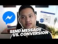 FACEBOOK ADS TRAINING - Who Wins Send Message Vs. Conversion Campaign?