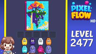 Pixel Flow Level 2477 Solution Walkthrough