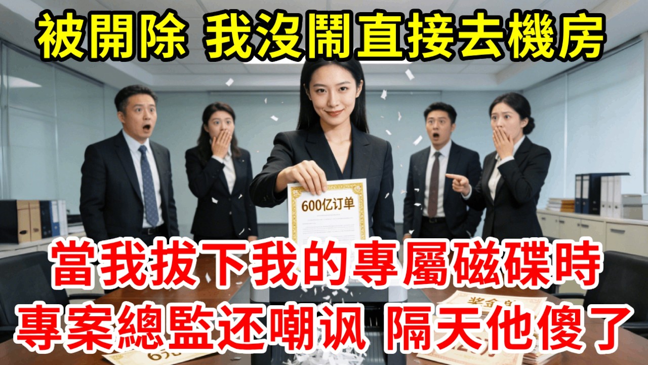 我給公司拿下六百億訂單，獎金卻只有6元，同事人人百二十萬，我當眾把合約丟進碎紙機: