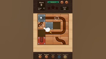 Roll the Ball slide puzzle Rotation A Pack Level 33 Solution