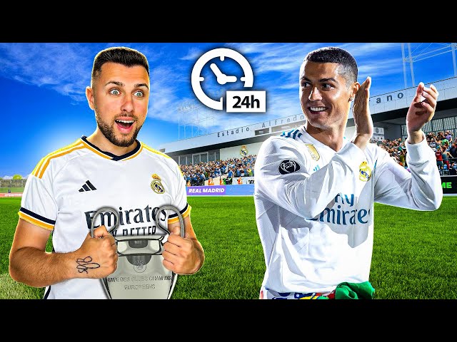 TRĂIESC CA RONALDO LA REAL MADRID PENTRU 24 DE ORE!! class=