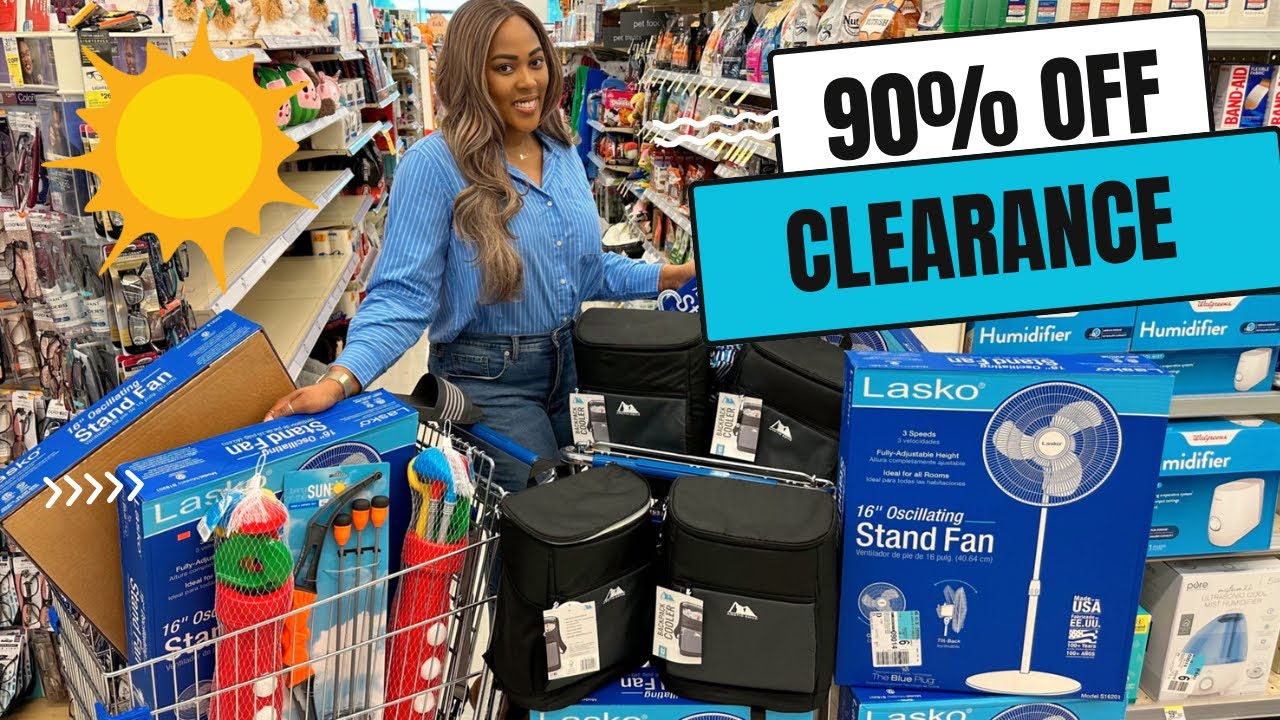 RUN! 90 OFF CLEARANCE AT WALGREENS! Coolers Toys Fans & more! 
