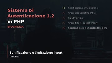 [IT] Sistema di autenticazione in php v1.2 - Sanificazione e limitazione input #3