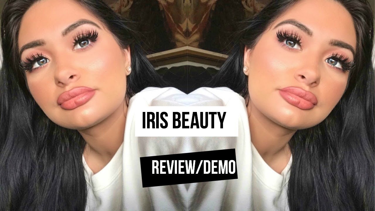 Colored Contacts Try On & Review! Iris Beauty - YouTube