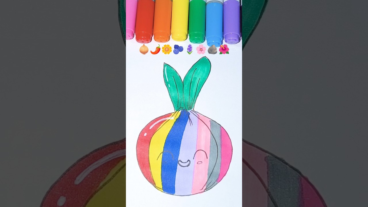 🧅🌶️🌼🫐🪻🌸🪨🌺 Emoji ColorMixing #emojimix #art #satisfying #coloring # ...