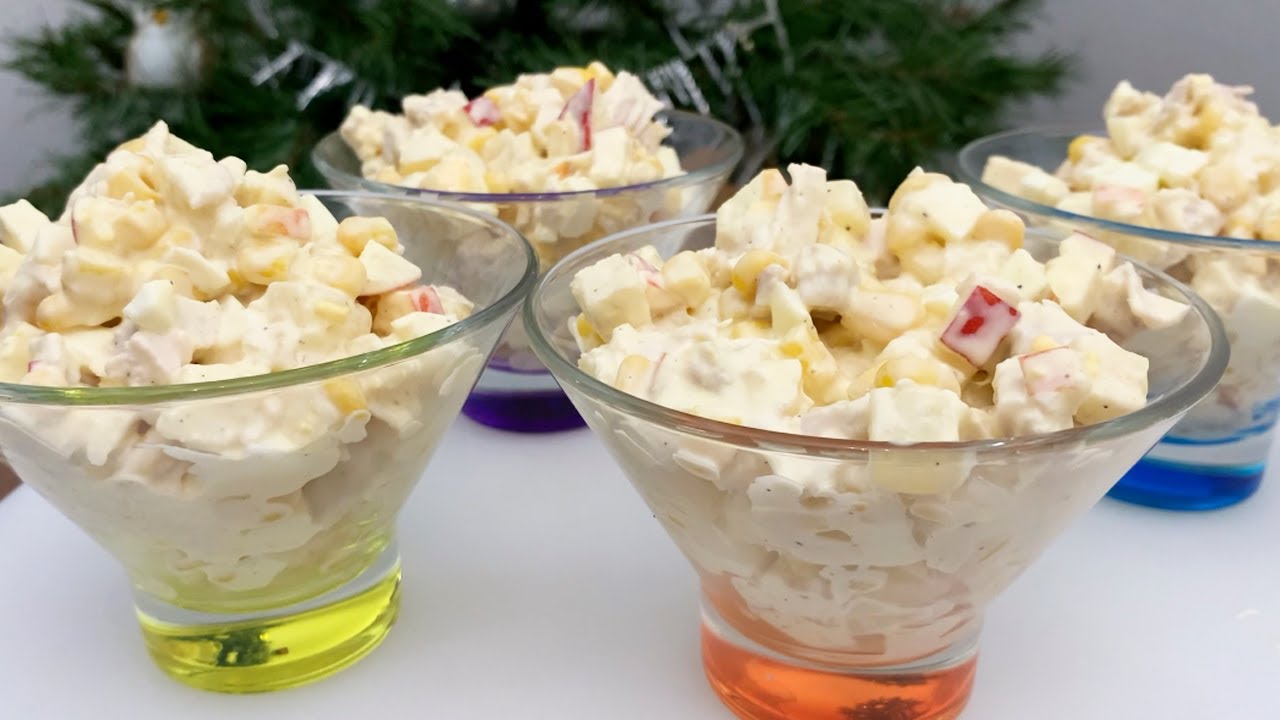 Я никогда не устану готовит этот САЛАТ! Самый простой и вкусный Новогодний салат.