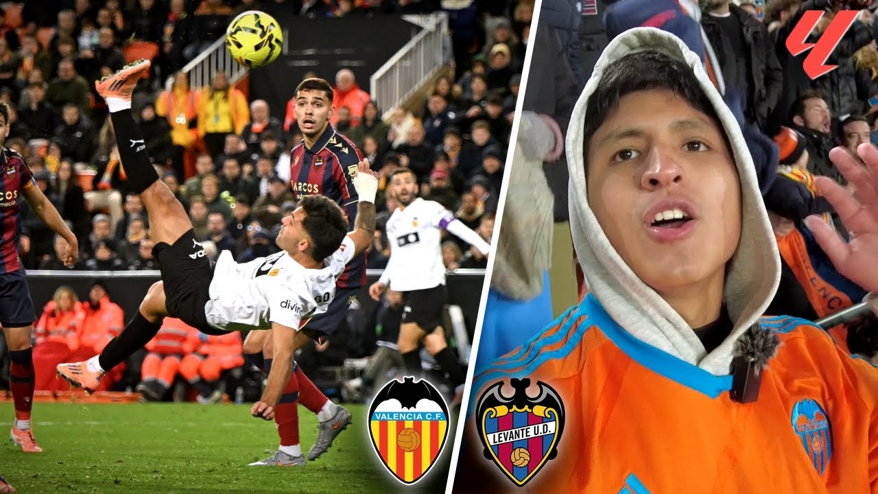 EL DERBI DE VALENCIA ES IMPRESIONANTE 🦇😱 | Valencia CF vs Levante UD