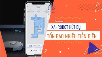 Xài Robot Hút Bụi Lau Nhà Tốn Bao Nhiêu Tiền Điện Cho 1 Lần Sạc ? #shorts