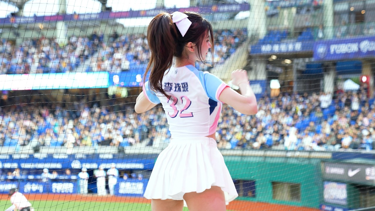 4K] スカートひらり。李珠珢 (イ・ジュウン/이주은) Fubon Angels 富邦