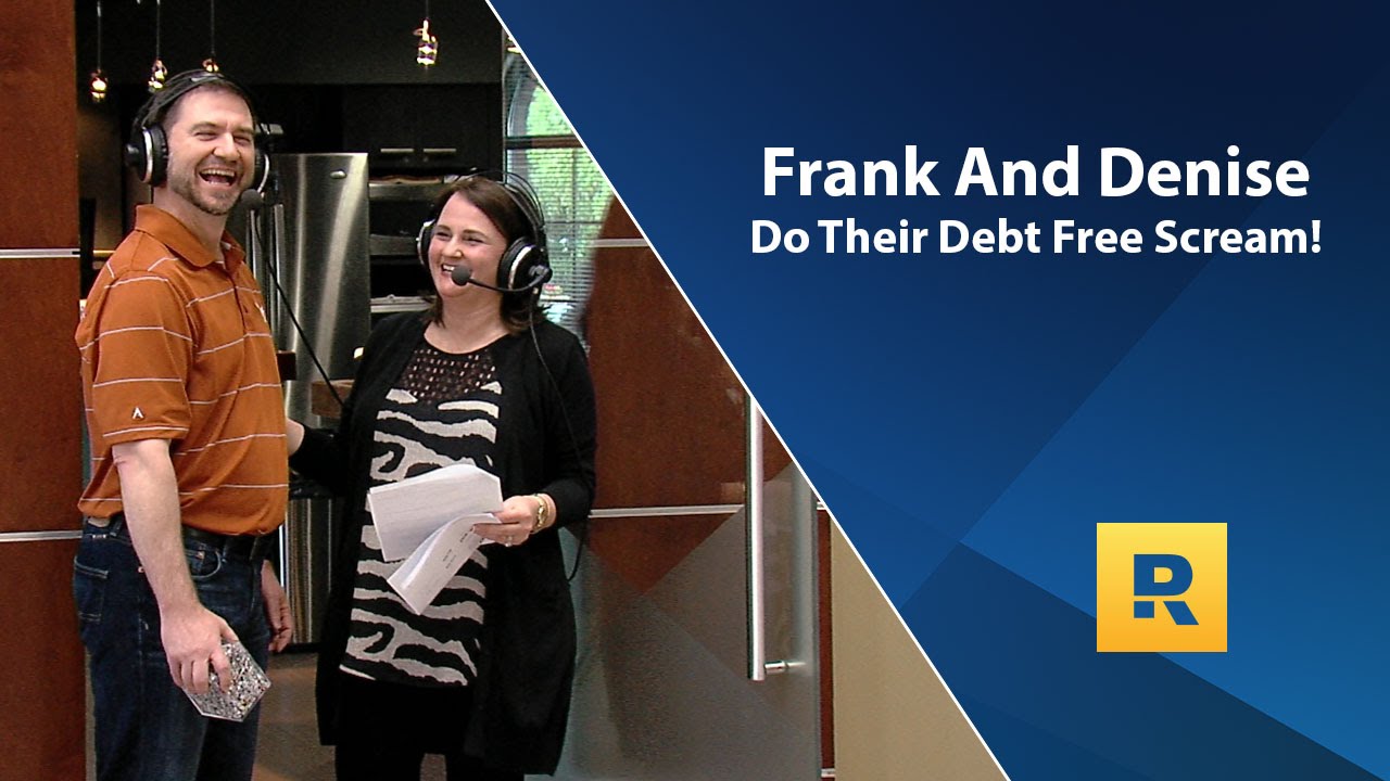 Frank And Denise Do Their Debt Free Scream! Frank And Denise Do Their Debt Free Scream!