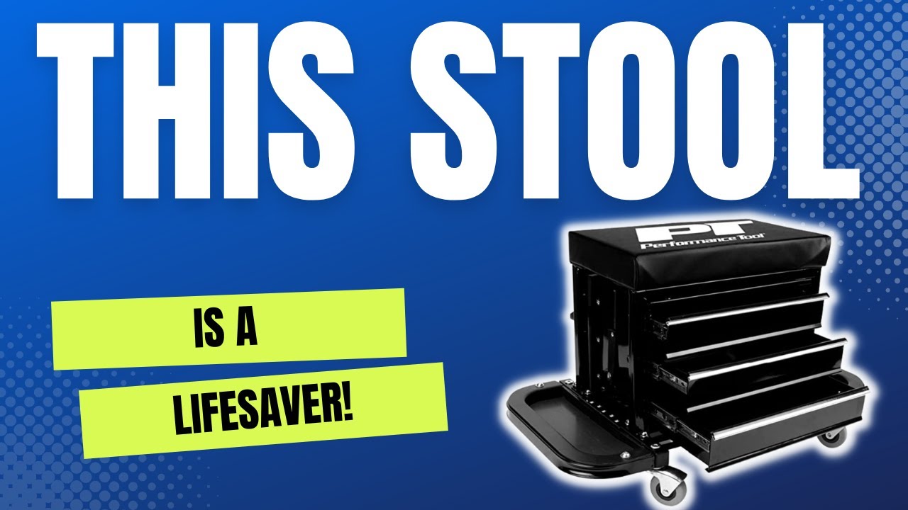 Performance Tool 3-Drawer Rolling Tool Chest Seat With Magnetic Side Trays Review