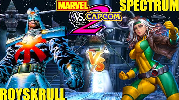 Marvel vs Capcom 2: ROYSKRULL vs SPECTRUMSTARK
