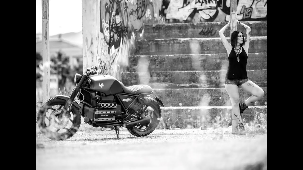 Dinostyle Garage, BMW K100 Mega Tracker - YouTube