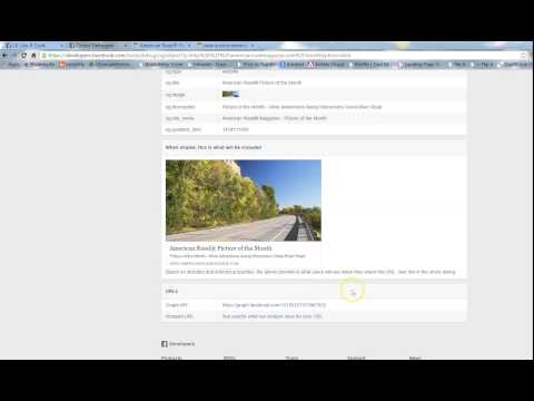 Open Graph Tags   Updating them on Facebook