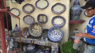 Fábrica de Talavera en el centro de Puebla