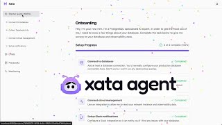Xata Agent  demo - Your AI PostgreSQL expert